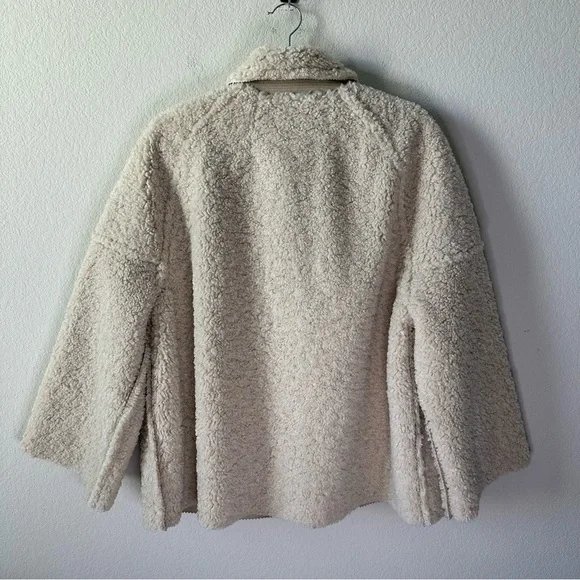 The Great The Cropped Plush Car Coat in Malt SZ 2, M - Picture 8 of 10